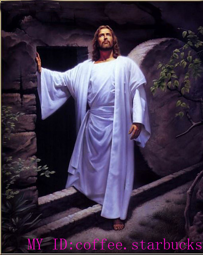 handicraft repro oil painting:"christ jesus - resurrection of